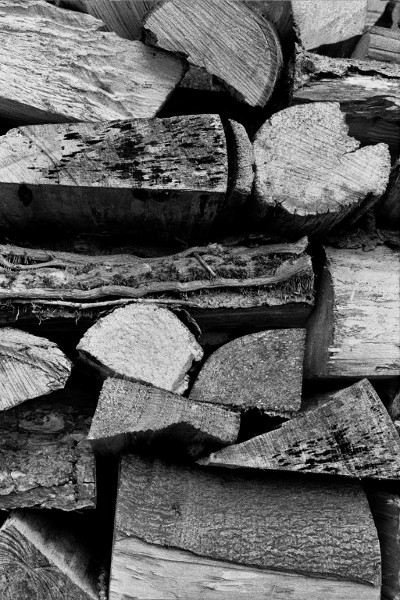 Strukturen, Holz, sw